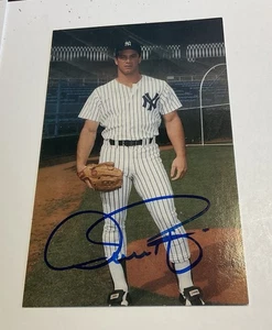 DAN PASQUA NY YANKEES 1986 TCMA postal autografiada - Imagen 1 de 2
