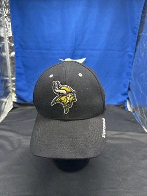 Vintage Minnesota Vikings Snapback Hat 90’s OSFA NFL Twins Enterprise Black - Image 1 of 4