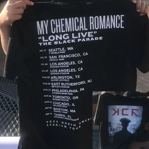 SALE - Seattle MCR My Chemical Romance 2025 Merch NEW T-Shirt Gift Size S-3XL - Picture 1 of 7