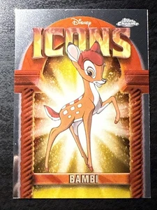 2025 Topps Cromo Disney Iconos Bambi Inserto DI-4 - Imagen 1 de 2