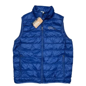 NWT Eddie Bauer Cirruslite 650 Down Padded Puffer Vest Blue Mens Medium - Picture 1 of 7