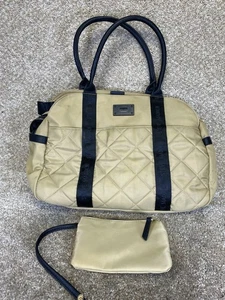 Steve Madden Bhoney Seesack neon hellbraun & schwarz gesteppt Wochenende gebraucht, in einwandfreiem Zustand - Bild 1 von 12