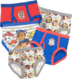Paw Patrol Boys' Chase Marshall and Rubble Underwear Pack of 5 - Picture 1 of 12