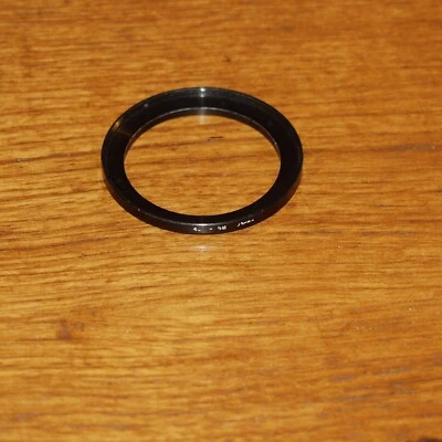 49-58mm  step up Stepping Ring 49mm to 58mm 49/58 BLACK METAL made in JAPAN - Image 1 of 2