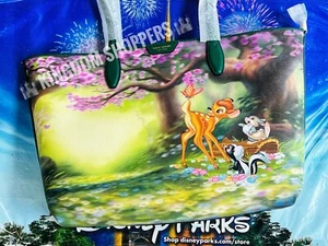 Borsa tote bag 2022 Disney x Kate Spade Bambi Sutton Thumper fiore nuova - Foto 1 di 4