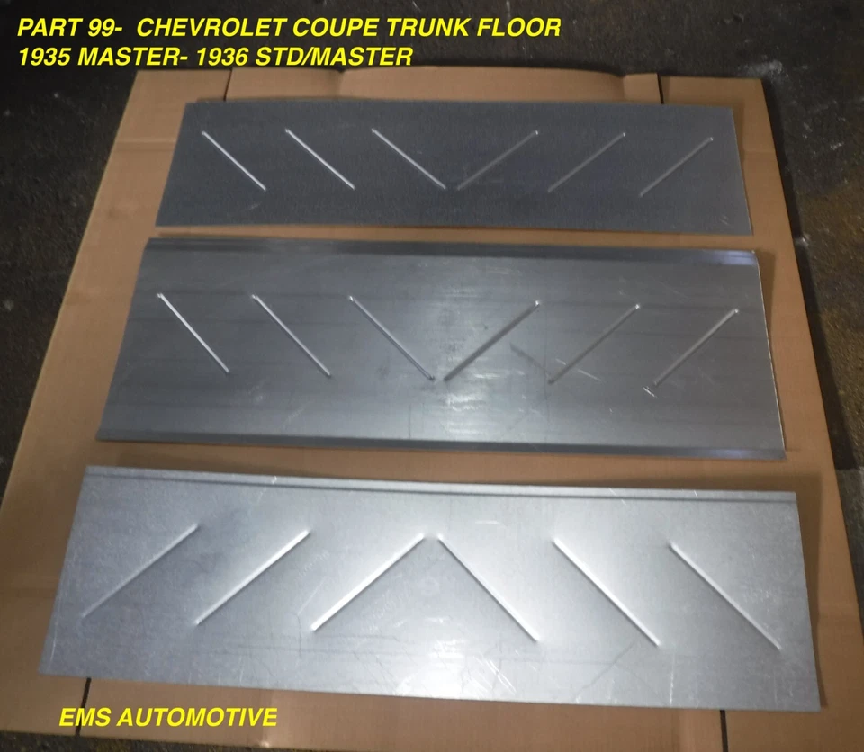 Master 1935, 1936 Maser/STD CHEVROLET CUPÉ MALETERO KIT P/N-99.  EMS AUTO Foto 1 de 1