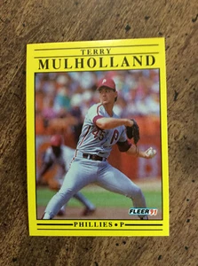 1991 Fleer #408 Terry Mulholland, Phillies nm ib - Picture 1 of 2
