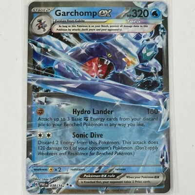 Garchomp ex 038/182 Sv04: Pokemon Paradox Rift Ultra Rare NM - Image 1 of 2