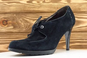 Circa Joan & David Boot Sz 7.5 M Low Cut Boots Black Leather Women Herald - Picture 1 of 7