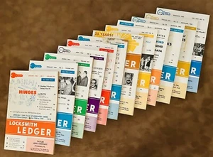 Lot of 12 Vintage Locksmith Ledger Magazines 1964 Full Year Locks Locksmithing - Picture 1 of 12