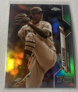 2020 Topps Chrome Tyler Glasnow Sepia Refractor #118 Tampa Bay Rays - Picture 1 of 2