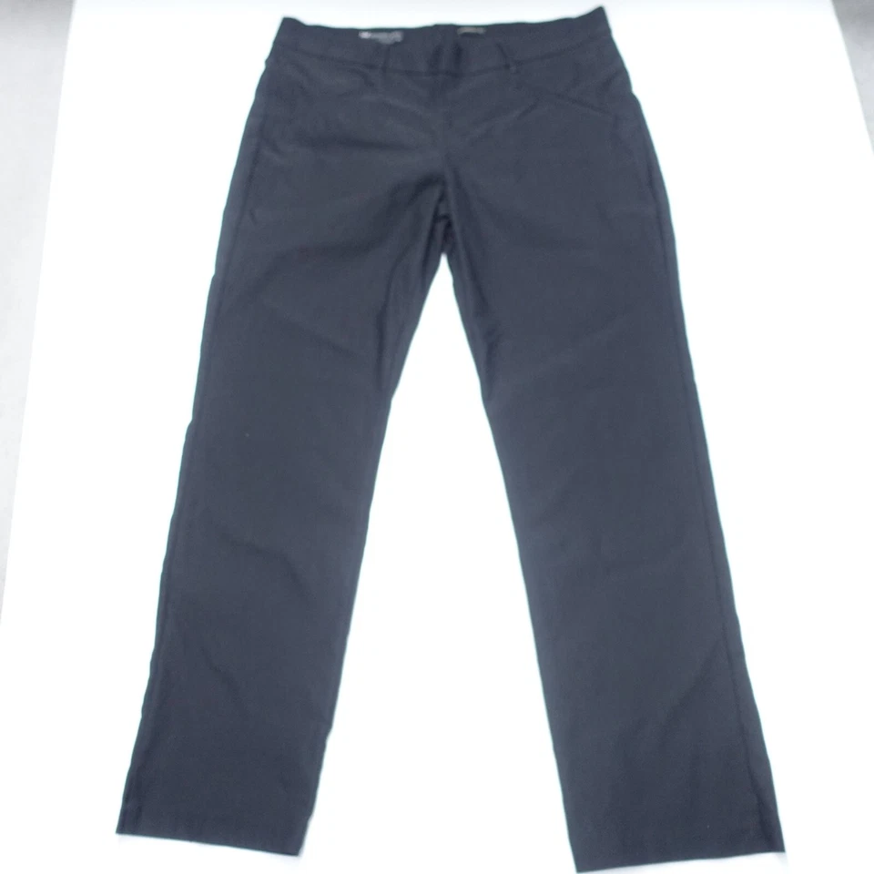 Lee Pant Womens Medium Black Modern Series Straight Fit Stretch Pockets Pull On - Image 1 of 4