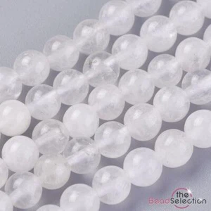 30 Natural Quartz Round Beads Gemstone 6mm Chakra Jewellery Making GS153 - Picture 1 of 5