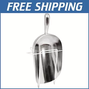 Large 85 oz Aluminum Scoop with Steel Holder - For Home & Commercial Use - Picture 1 of 7