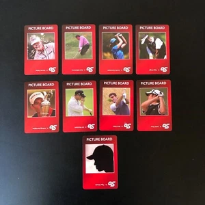 Tiger Woods 2007 A Question of Sport Golf 9 card lot Seve Ballesteros Rose ++ - Picture 1 of 11