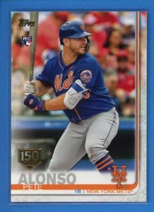 2019 Topps Series 2 150th Anniversary Gold Stamp #475 Pete Alonso Mets Rookie RC - Picture 1 of 2