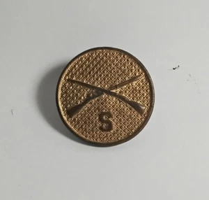 WWI US Company S Infantry Collar Disc, tolle Details, 9,00 $ - Bild 1 von 2