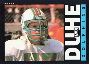 1985 Topps Football A.J. Duhe Miami Dolphins #309 - Picture 1 of 2