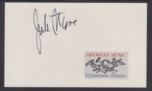 Jule Styne (1905-1994), American composer, wrote Funny Girl, signed index card - Picture 1 of 1