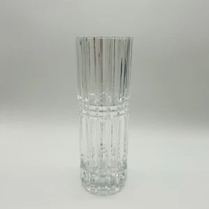 Florero de colección Cristal D'Arques-Durand Montparnasse transparente 12" hecho en Francia - Imagen 1 de 10