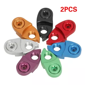 2PCS Bicycle Road Rear Derailleur Hanger Extension Frame Gear Tail Hook Extender - Picture 1 of 17