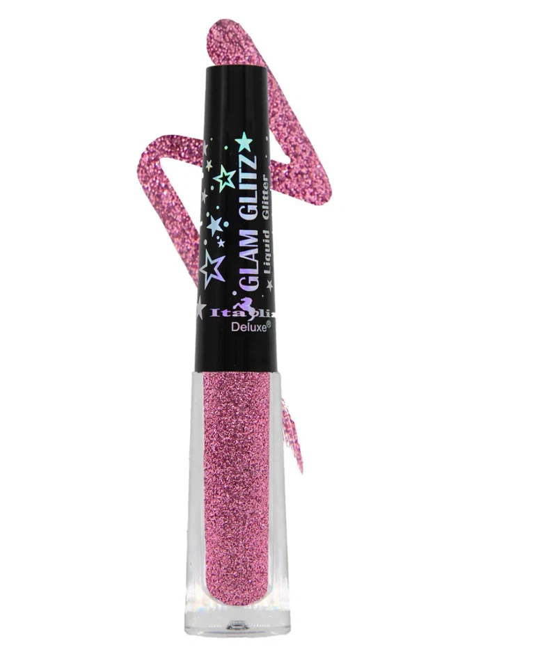 Italia Deluxe Glam Glitz Liquid Glitter Eyeliner - Water Resistant - *DUSTY ROSE - Image 1 of 1