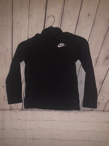 Nike Black Hoodie For Girls Size 7 - Picture 1 of 2
