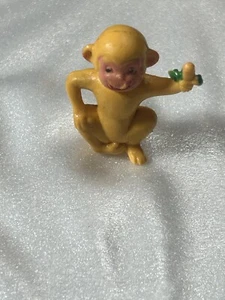 Monkey with Banana Figure Vintage 1970s Hong Kong No 920 Gumball Premium Prize - Picture 1 of 11