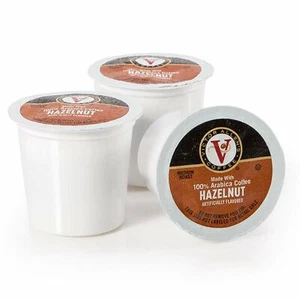 Victor Allen Hazelnut Coffee 12 to 240 Count Keurig K cup Pods FREE SHIPPING - Picture 1 of 4