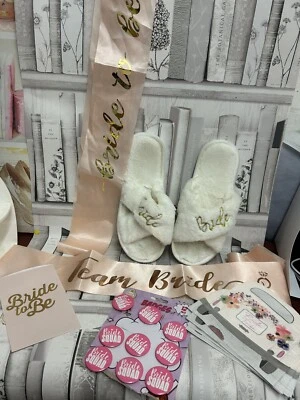 Bride To Be Wedding Hen Party Bundle Job Lot - Image 1 of 4