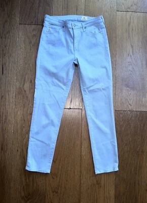 Pantalones AG Adriano Goldschmied Balkan Azul Claro Prima Crop Cigarrillo Elástico 28 Foto 1 de 4