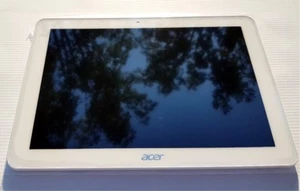 Oryginalny moduł wyświetlacza Acer Iconia A3-A20 z wyświetlaczem LCD i ramką biały 6M.L5DN8.001 - Zdjęcie 1 z 2