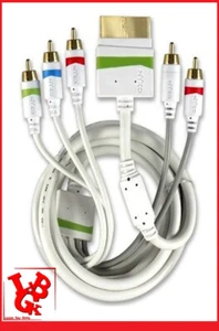 CABLE COMPONENT HD-Link Blindé Audio-Video X-BOX 360 2.4M plaque OR NYKO # NEUF# - Picture 1 of 4
