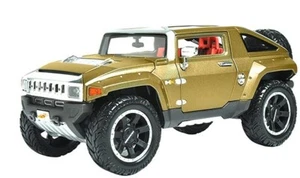 HUMMER HX CONCEPT GOLD METALLIC 1/18 DIECAST MODEL CAR BY MAISTO 36171 - Picture 1 of 3