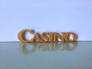 Casino 1995 Movie Retro Display Logo Text Stand Robert De Niro Ace Las Vegas AA - Foto 1 di 2