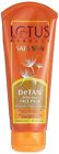 Lotus Herbals Safe Sun DeTan After-Sun Face Pack, Brightens Skin - 100g