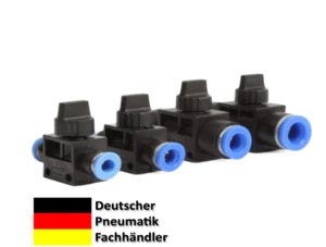Pneumatique 2/2 Voies Vanne D'Arrêt Robinet 4 Jusqu'À 12mm Iqs Connecteurs - Bild 1 von 4