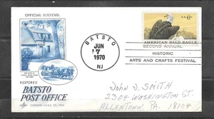 1970 SECOND ANNUAL ARTS & CRAFTS FESTIVAL Pictorial Event Cover, BATSTO, NJ - Picture 1 of 3