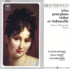 BEETHOVEN 2 Piano Trios Op.70 ISTOMIN STERN ROSE CBS-75855 French Gatefold NM - Picture 1 of 3