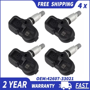 4X 42607-33021 TPMS PMV-107J For Toyota Lexus TIRE PRESSURE MONITOR SENSOR - Picture 1 of 7