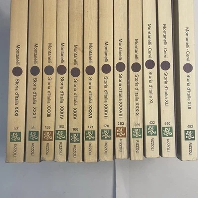Lotto 12 Libri - INDRO MONTANELLI - Storia d'Italia - Bur 1ed - Immagine 1 di 4