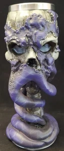 Dungeon & Dragons Mind Flayer Goblet Geeknet 2021 Purple Skull - Picture 1 of 6