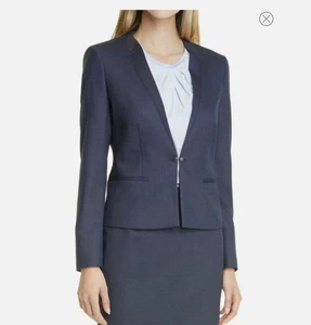 Hugo Boss Jujube Single Toggle Button Close Wool Blazer Size US 16 - Bild 1 von 10