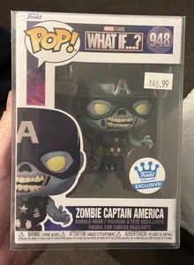 🔥Funko Pop! Vinyl: Marvel Zombie Captain America ~ Funko Exclusive #948 W/Pro - Picture 1 of 8