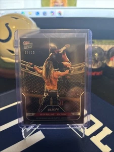 WWE Topps Now Seth Rollins CM Punk RAW 3-10-25 Cage Match Black #’d 4/10!! - Picture 1 of 2