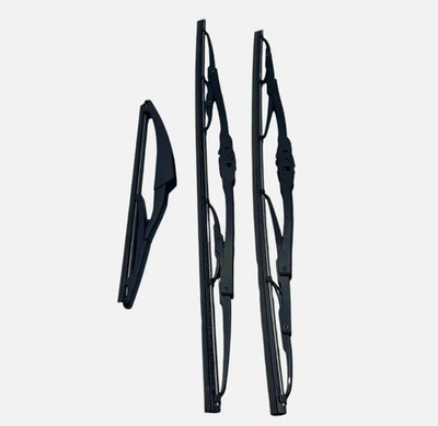 Juego de 3 limpiaparabrisas delantero y trasero Bosch 2002-2011 MINI Cooper R53 R56 R57 Foto 1 de 4