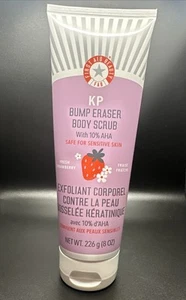 First Aid Beauty KP Bump Eraser Body Scrub W/ 10% AHA Fresh Strawberry ~ 8 oz - Picture 1 of 3