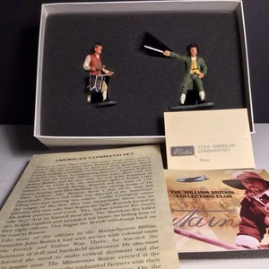 Britains 17284 American Revolution,American Command Set 2 Fig. New MiB. - Picture 1 of 9