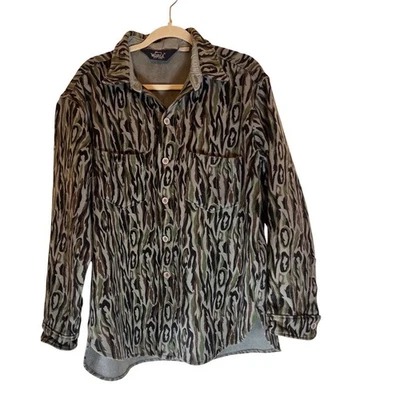 Woolrich Vintage Men's Camouflage Button Up Long Sleeve Shirt Jacket Size XL - Image 1 of 4