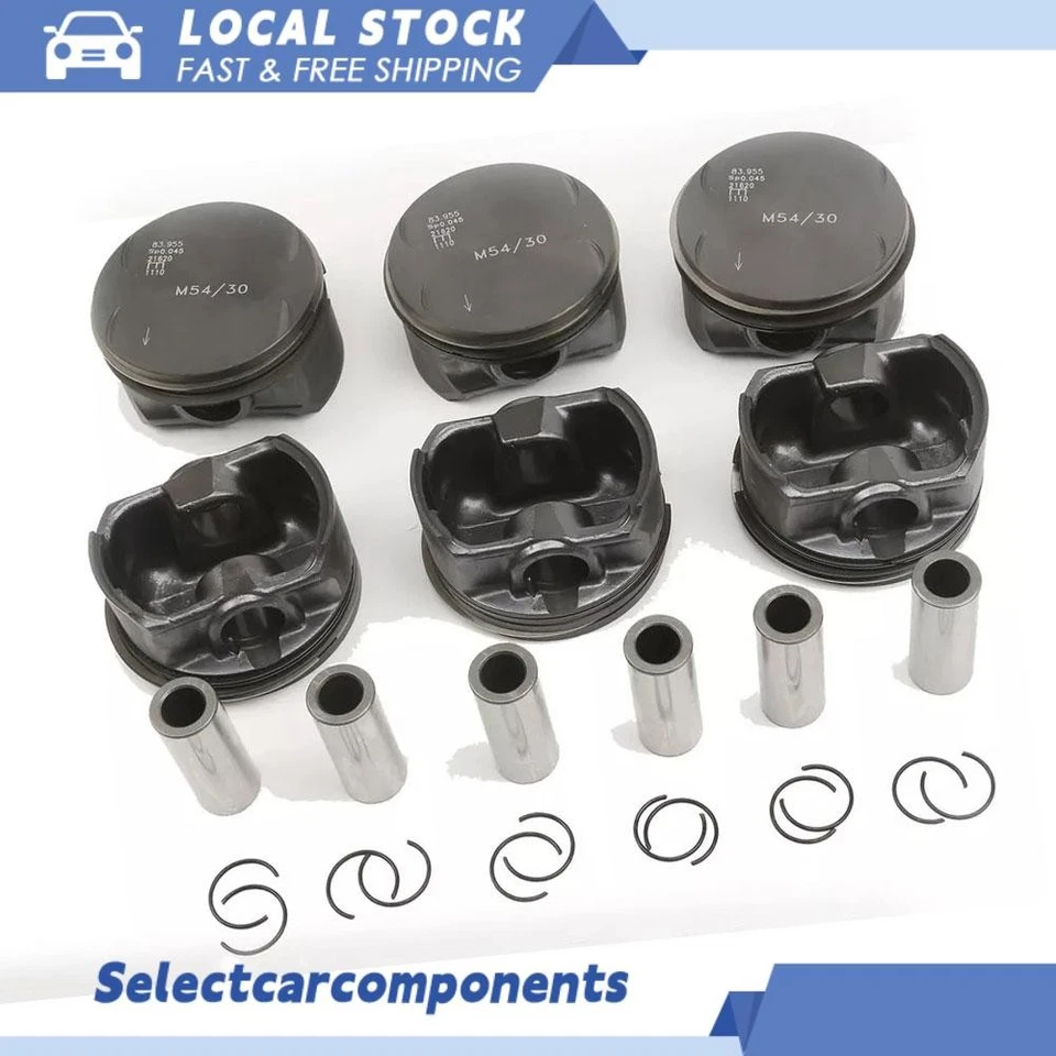 Pistons Rings Set +0.5 For BMW 330i 530i X3 X5 E46 E36 E39 M54 3.0 11257506222 Foto 1 de 1